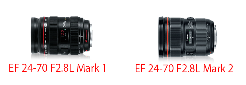 Comparison of 24-70 mk1 and mk2