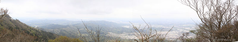 Panoramic Shot from nantai san Tsukuba