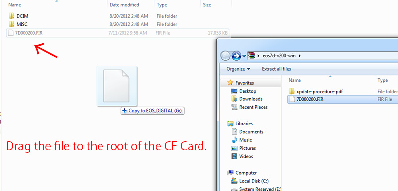 CF root image sample.